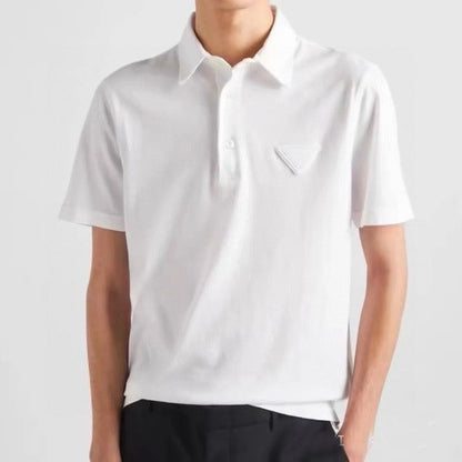 Prada Classic White Polo Shirt Primereps