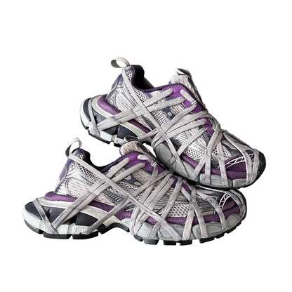 Balenciaga 3XL Sneaker in Charcoal/Lavender: Industrial Reverie