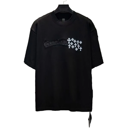Chrome Hearts Classic Crewneck T-Shirt in Black/White