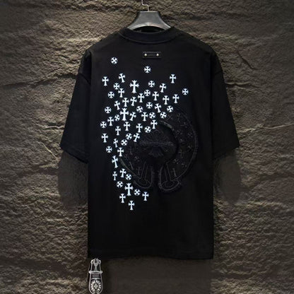 Chrome Hearts Classic Crewneck T-Shirt in Black/White