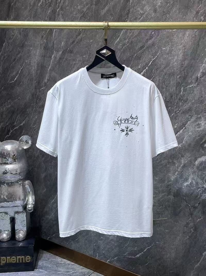 Chrome Hearts Classic Crewneck T-Shirt in White/Black