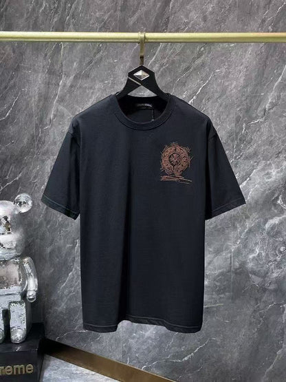 Chrome Hearts Classic Crewneck T-Shirt in Black/Brown