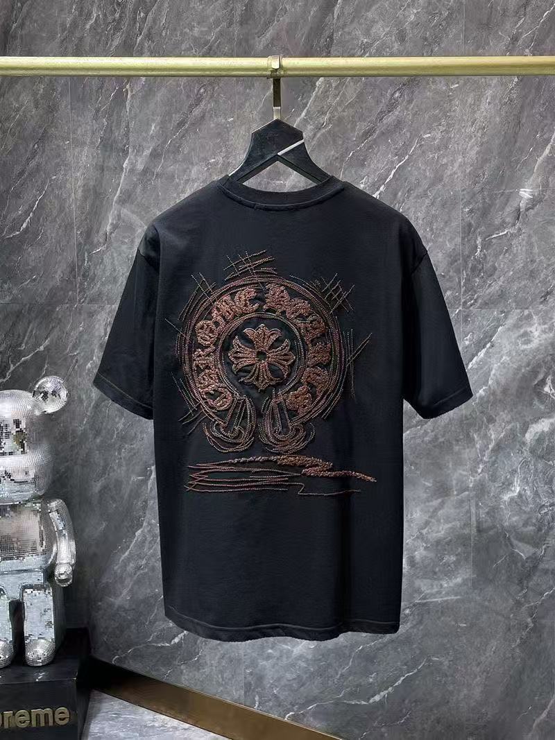 Chrome Hearts Classic Crewneck T-Shirt in Black/Brown