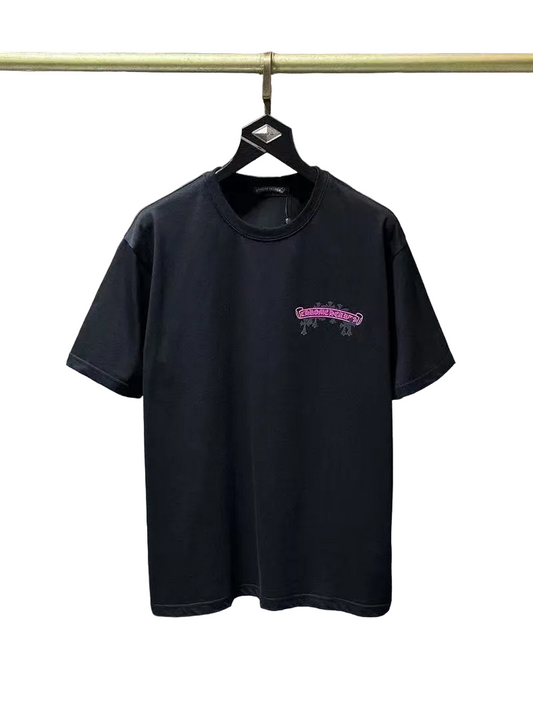 Chrome Hearts Classic Crewneck T-Shirt in Black/Pink