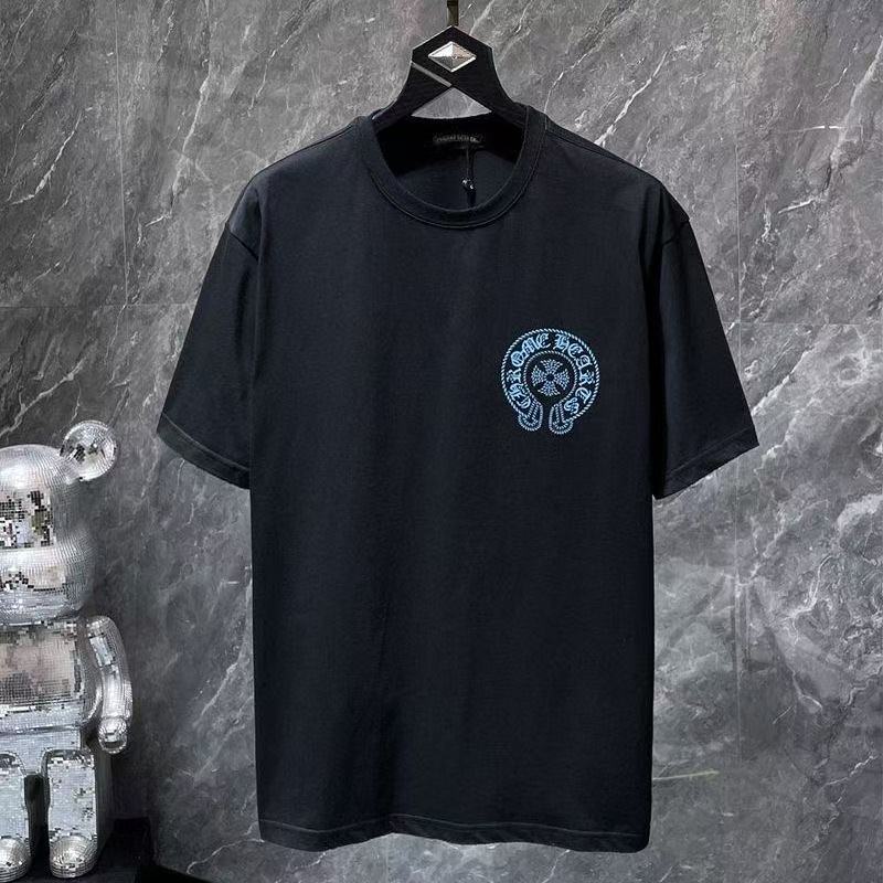 Chrome Hearts Classic Crewneck T-Shirt in Black/Blue
