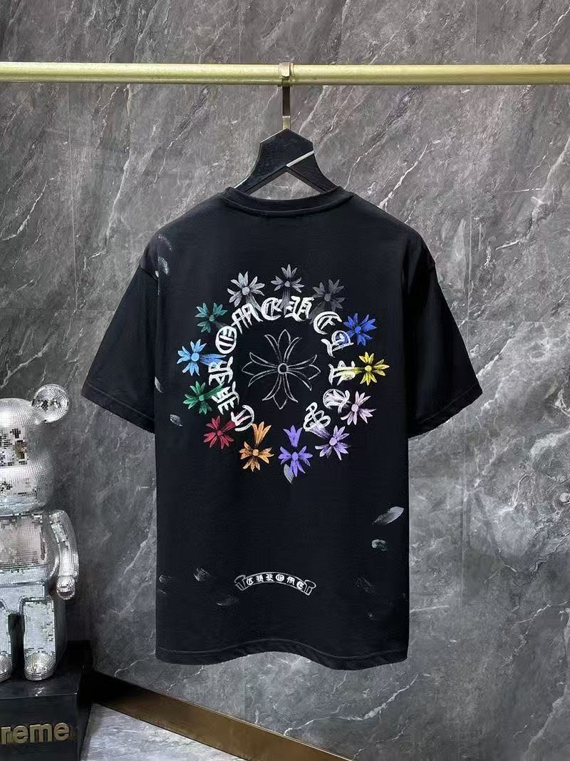 Chrome Hearts Classic Crewneck T-Shirt in Black/Multi-Color