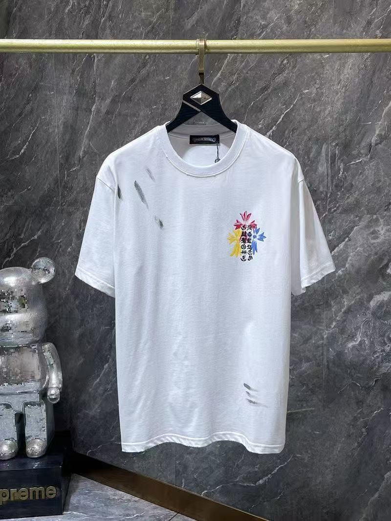 Chrome Hearts Classic Crewneck T-Shirt in White/Multi-Color