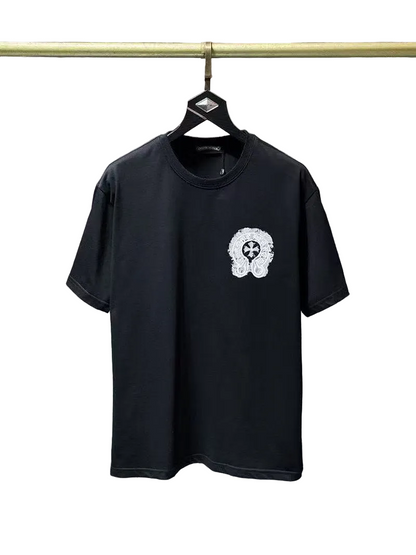 Chrome Hearts Classic Crewneck T-Shirt in White/Black