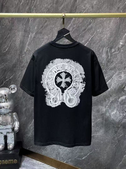 Chrome Hearts Classic Crewneck T-Shirt in White/Black