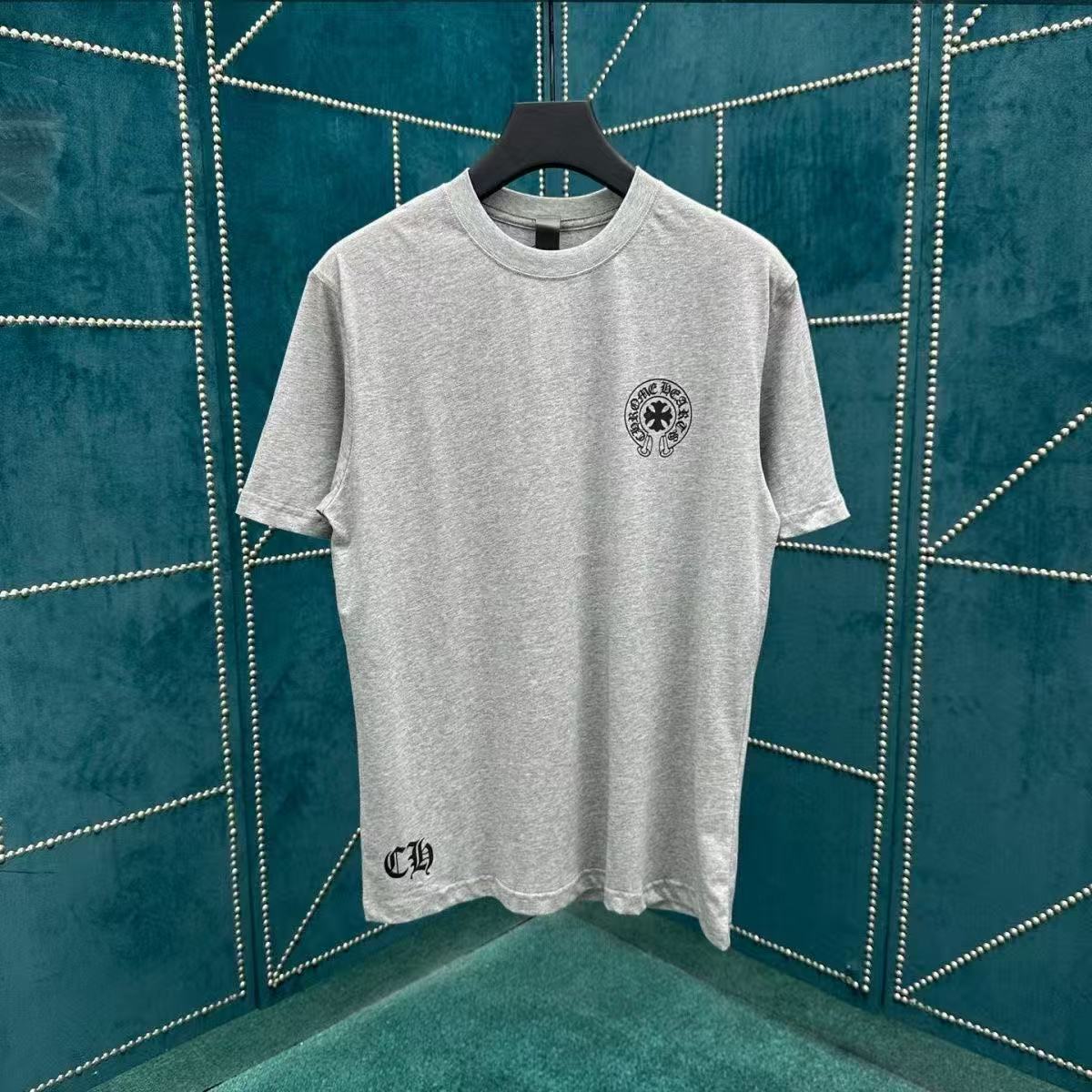 Chrome Hearts T-Shirt in Grey: Luxury in the Rough
