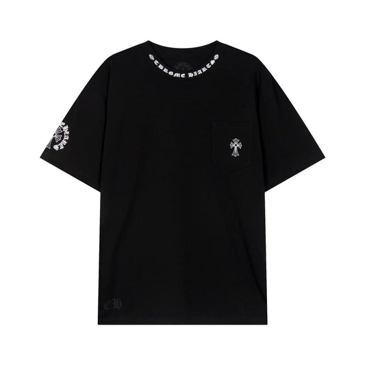 Chrome Hearts T-Shirt in Black/White: Dual-Edge Iconography