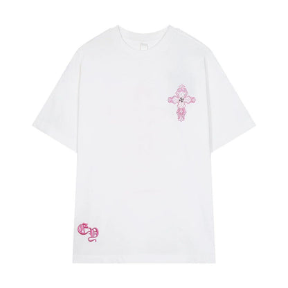 Chrome Hearts T-Shirt in White/Pink: Subdued Provocation