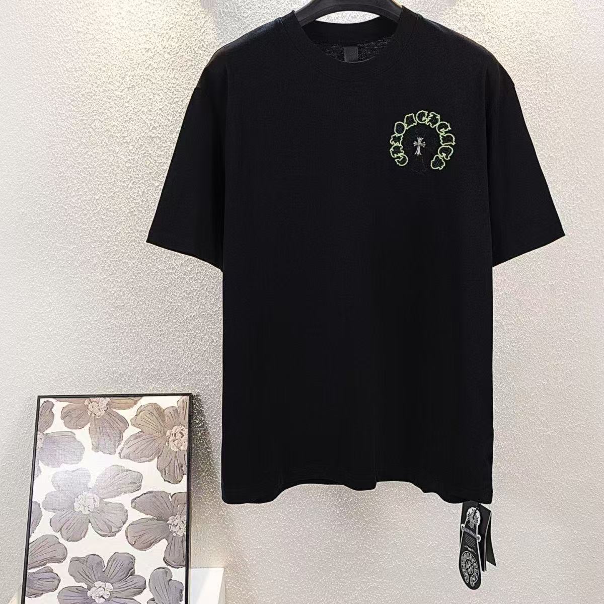 Chrome Hearts T-shirt in Black/Green: Verdant Edge