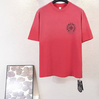 Chrome Hearts T-shirt in Pink/Black: Subversive Romance