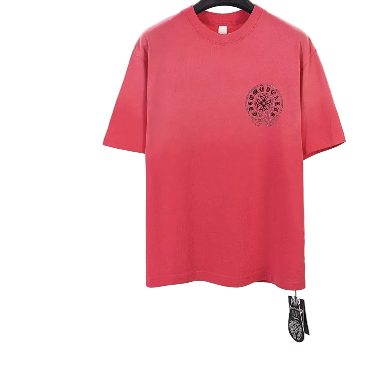 Chrome Hearts T-shirt in Pink/Black: Subversive Romance