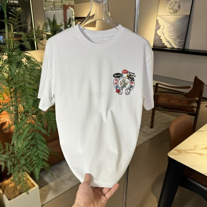 Chrome Hearts T-shirt in Black/Pink: Subversive Romance