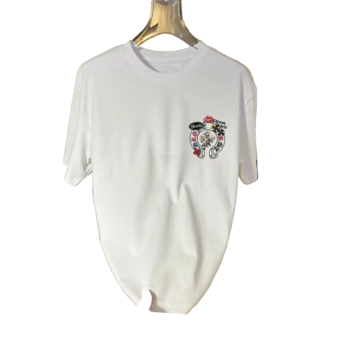 Chrome Hearts T-shirt in Black/Pink: Subversive Romance