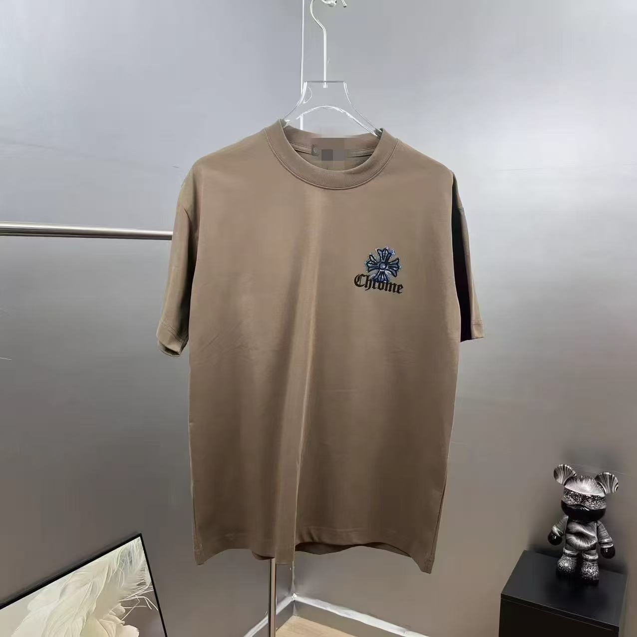 Chrome Hearts T-shirt in Camel: Earth-Bound Elegance