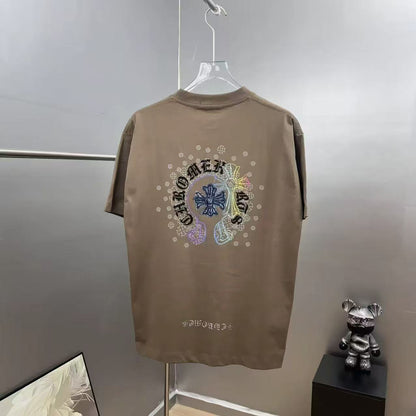 Chrome Hearts T-shirt in Camel: Earth-Bound Elegance