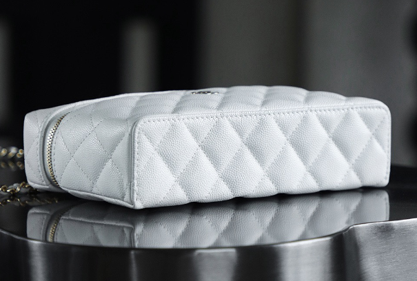 Chanel Handbag in White: Luminous Haute Couture