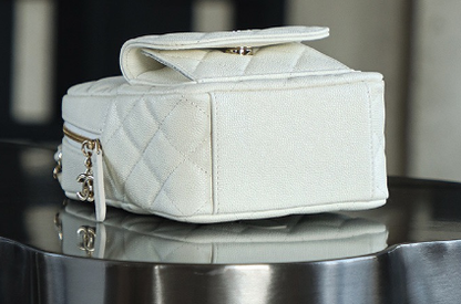 Chanel Backpack in White: The Epitome of Effortless Haute Couture