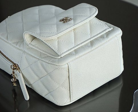 Chanel Backpack in White: The Epitome of Effortless Haute Couture
