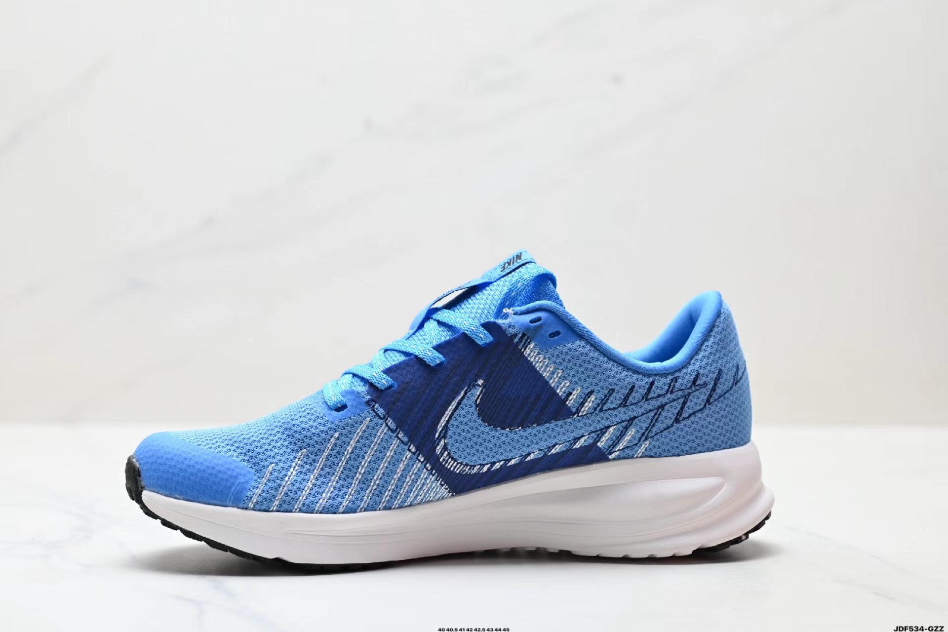 Nike Run in Blue: The Steady Current