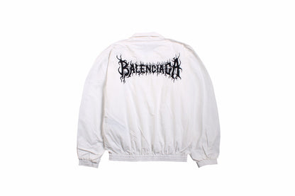 Balenciaga White Zip-Up Jacket