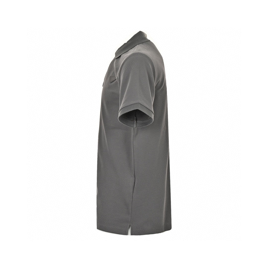 Prada Classic Grey Polo Shirt Primereps
