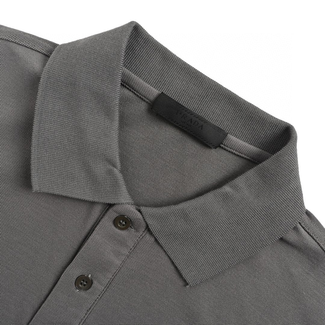 Prada Classic Grey Polo Shirt Primereps