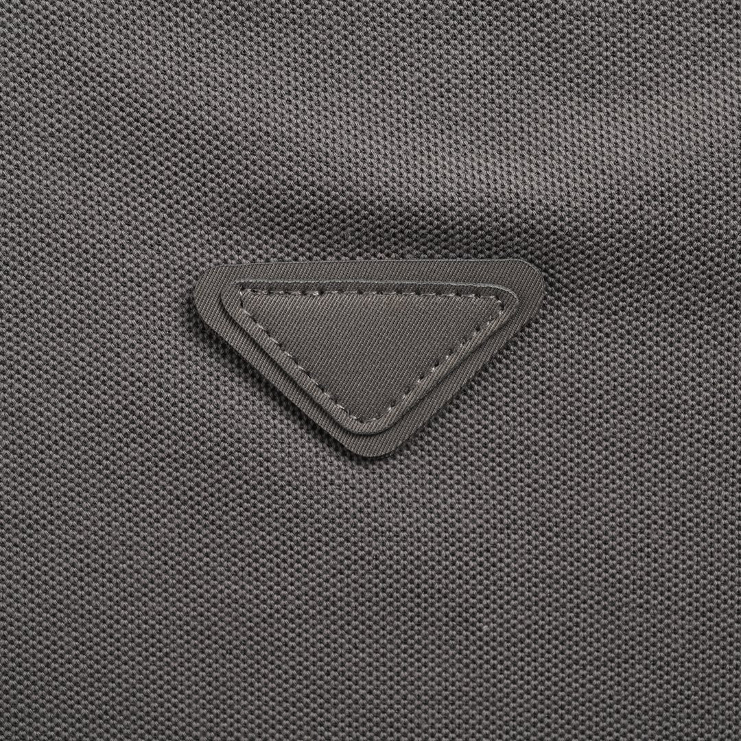 Prada Classic Grey Polo Shirt Primereps