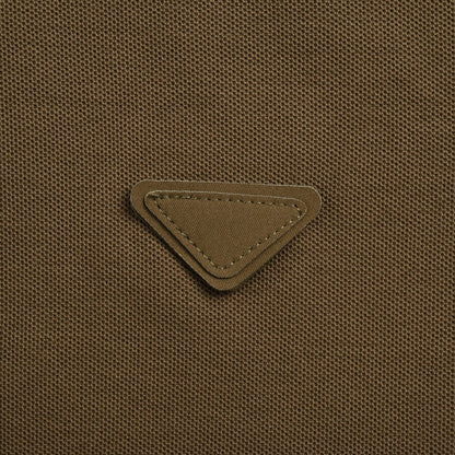 Prada Classic Olive Green Polo Shirt Primereps