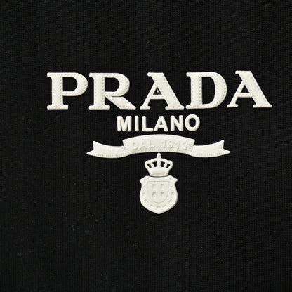 Prada Milano Logo Black T-Shirt Primereps