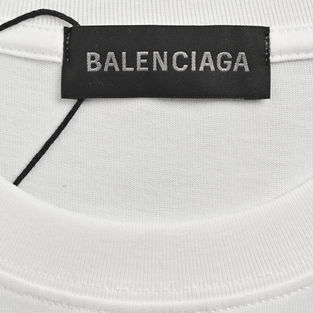 Balenciaga Multicolor Graphic Logo T-Shirt Primereps