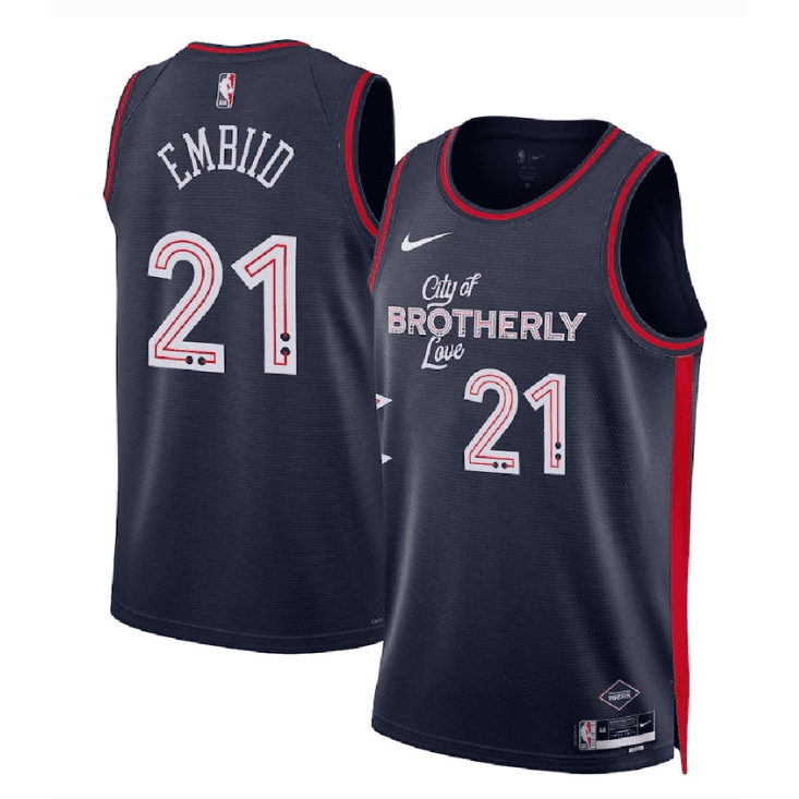 JOEL EMBIID PHILADELPHIA 76ERS 2023-24 CITY EDITION JERSEY - Prime Reps
