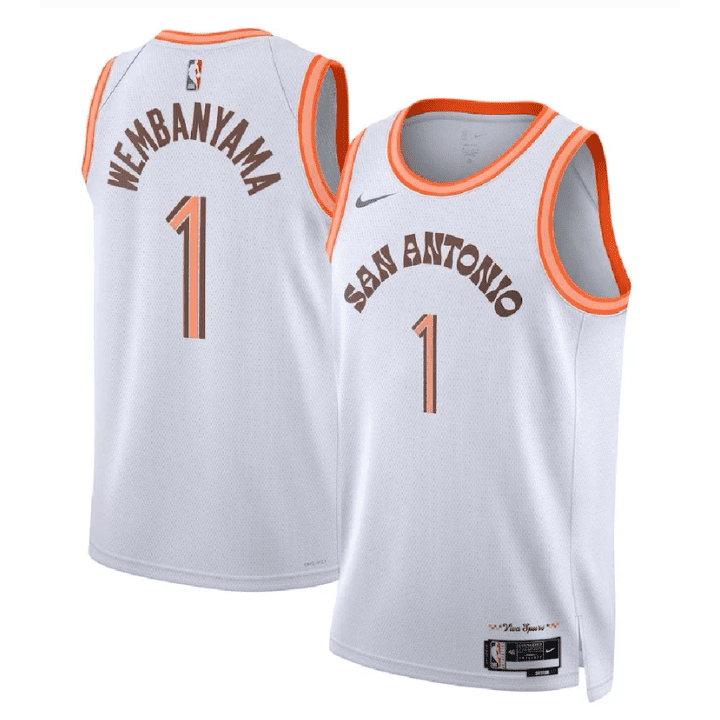 VICTOR WEMBANYAMA SAN ANTONIO SPURS 2023-24 CITY EDITION JERSEY - Prime Reps