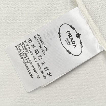 Prada Milano White Emblem T-Shirt