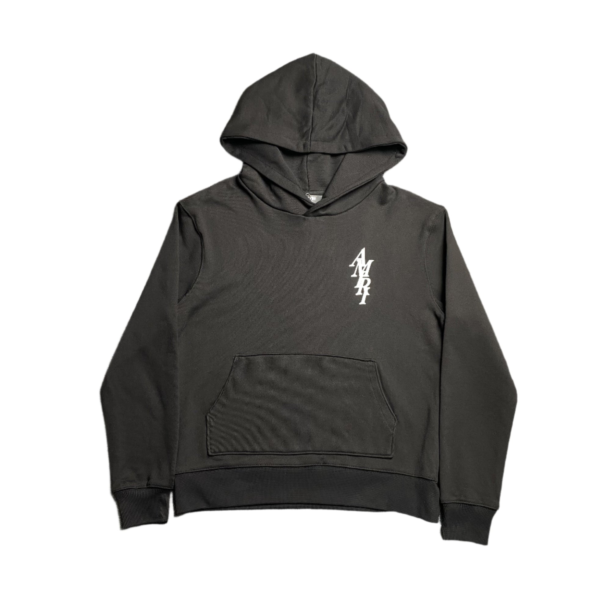 AMIRI LETTER LOGO HOODIE BLACK - Prime Reps