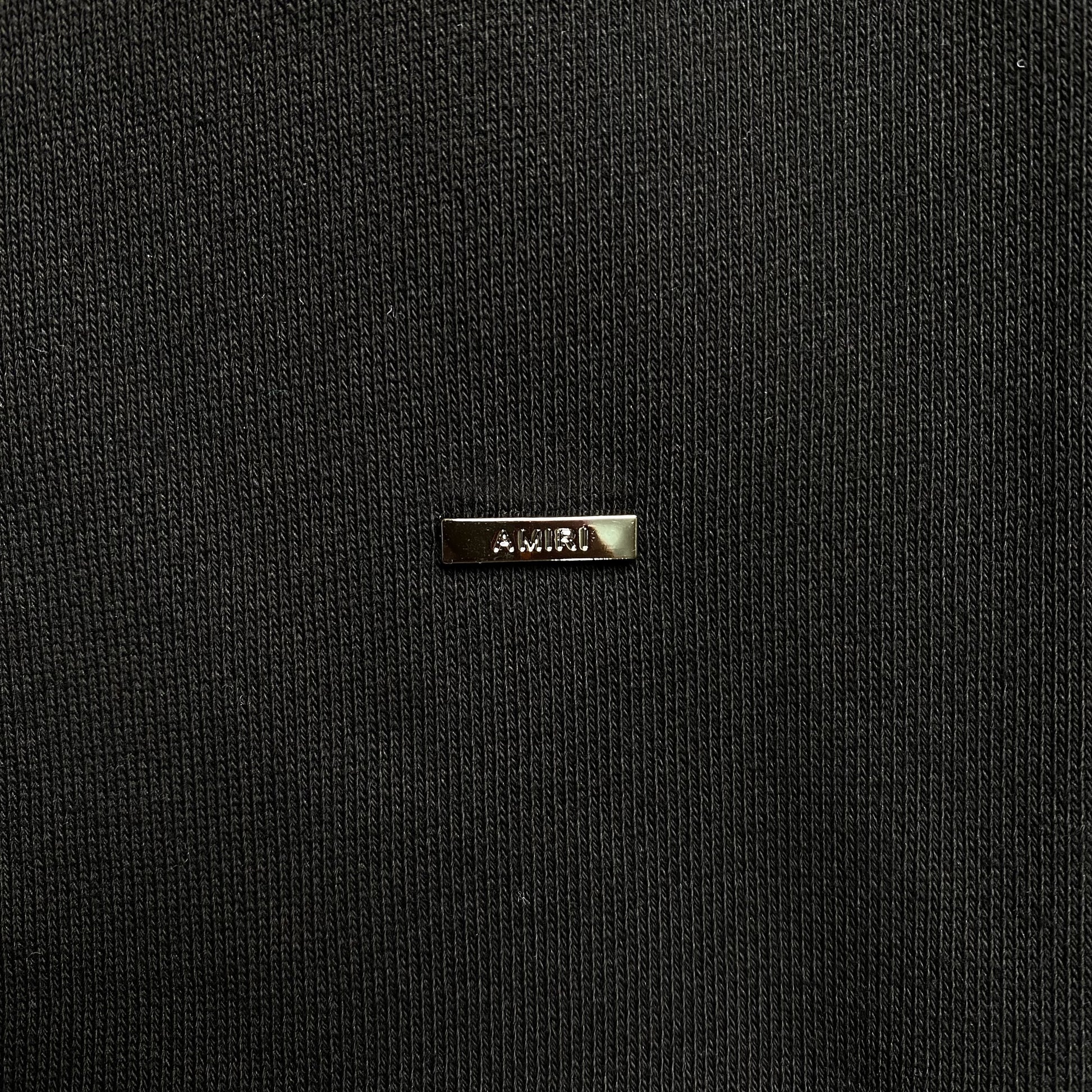 AMIRI LETTER LOGO HOODIE BLACK - Prime Reps