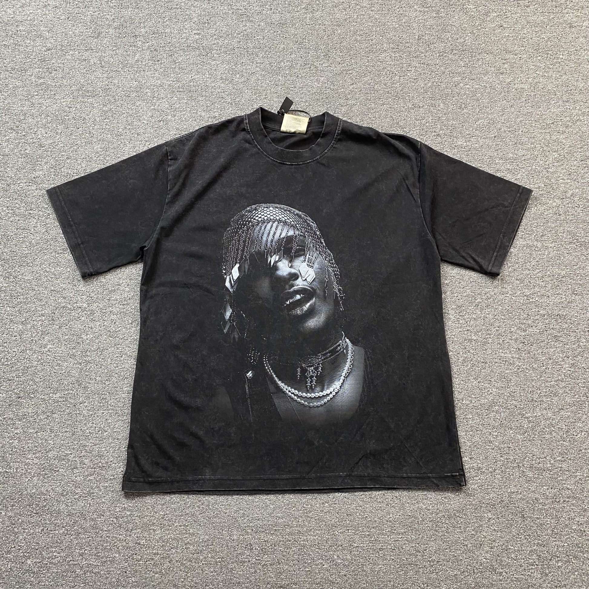 ASAP ROCKY VINTAGE GRAPHIC TEE DARK GREY - Prime Reps
