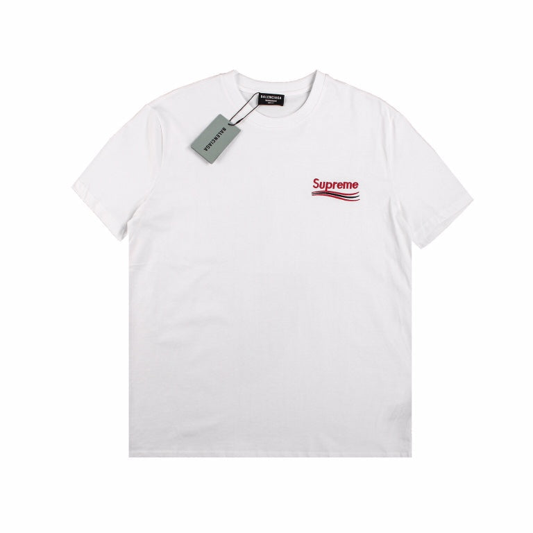 BALENCIAGA x SUPREME RED S T-SHIRT WHITE - Prime Reps