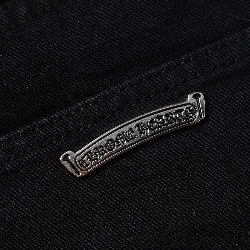 CHROME HEARTS JEANS BLACK GREEN LEOPARD - Prime Reps