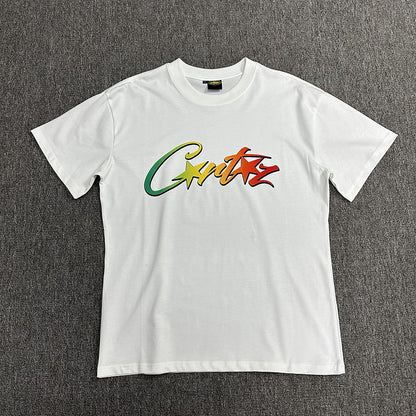 CORTEIZ ALLSTARZ T-SHIRT WHITE RASTA GRADIENT - Prime Reps