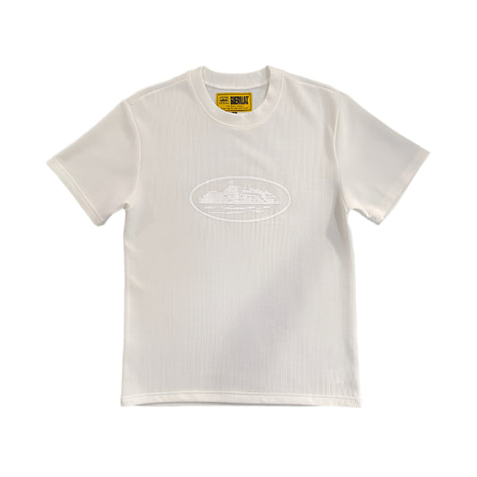 CORTEIZ INSIGNIA WAFFLE TEE WHITE - Prime Reps