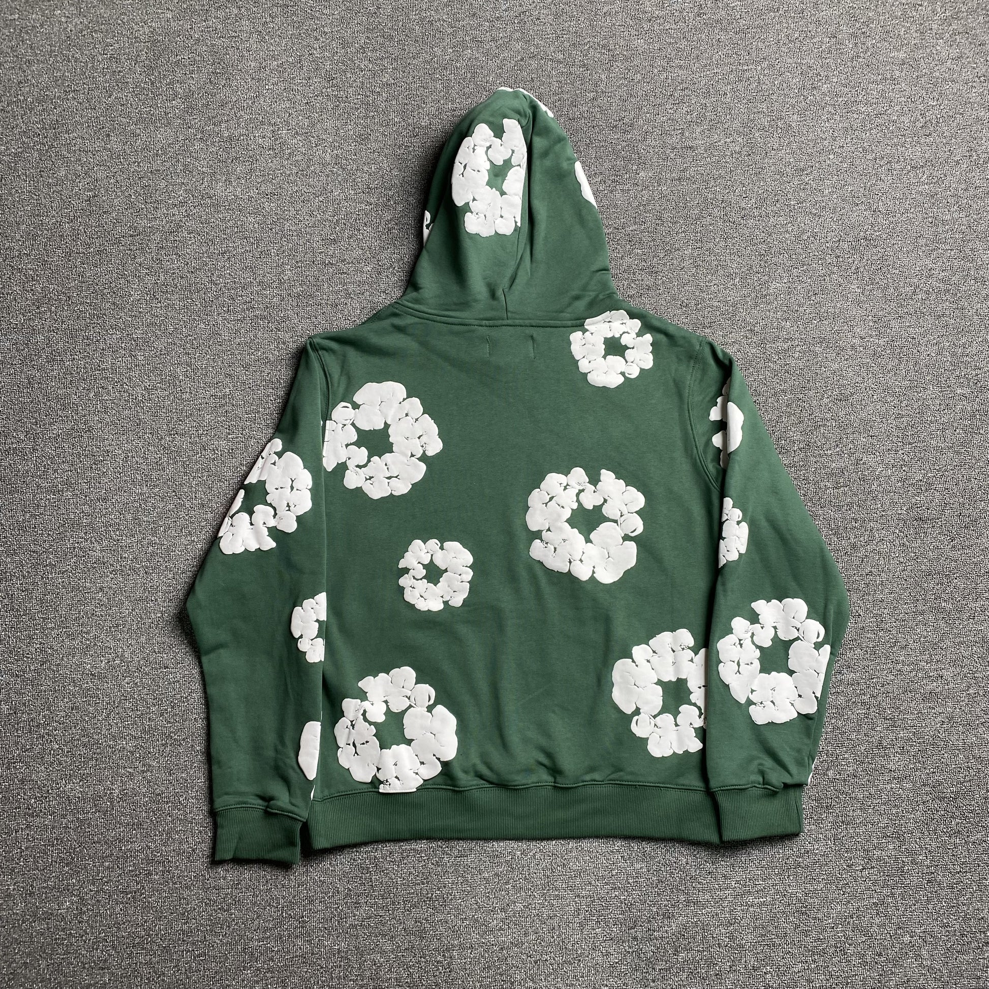 DENIM TEARS COTTON WREATH HOODIE GREEN - Prime Reps