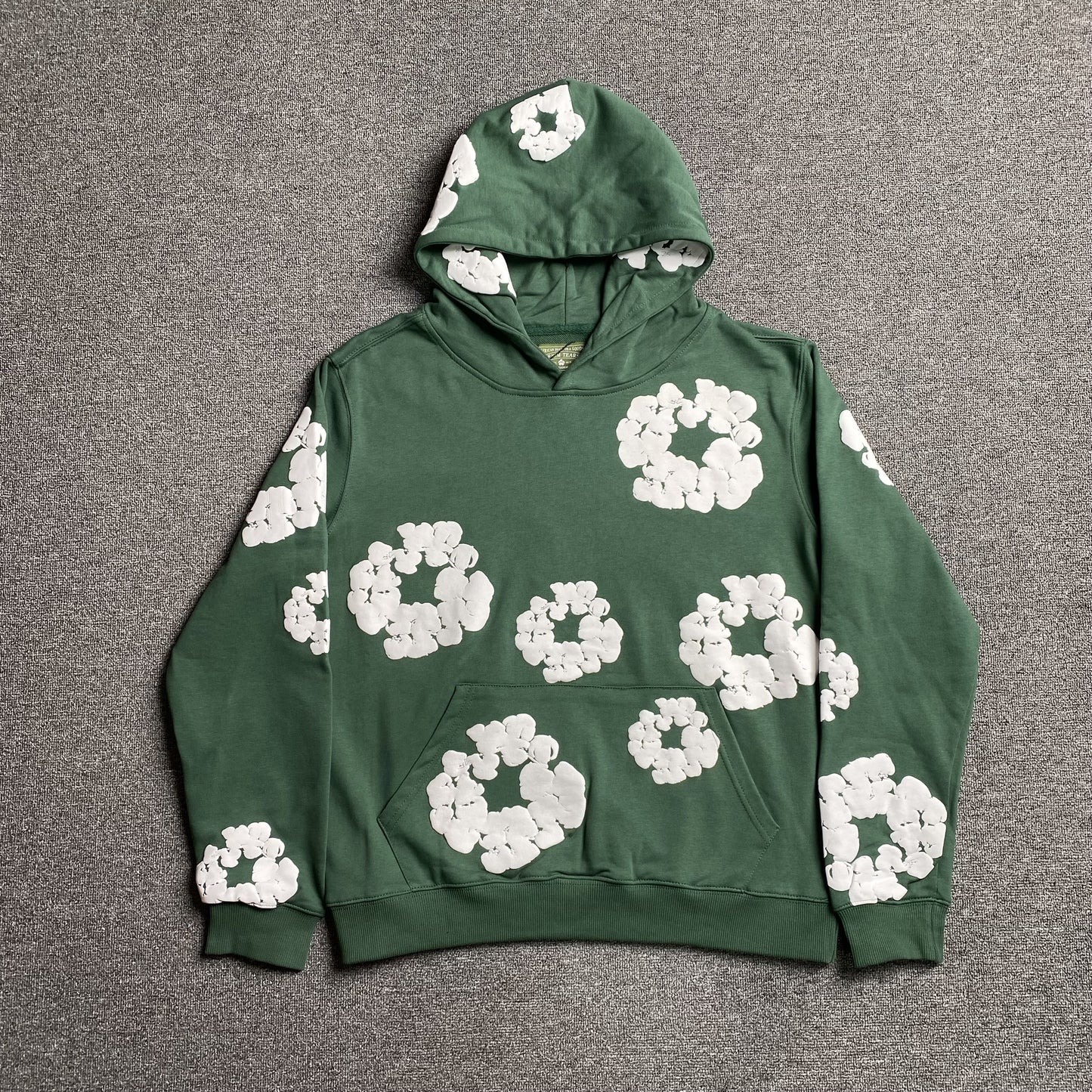 DENIM TEARS COTTON WREATH HOODIE GREEN - Prime Reps