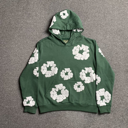 DENIM TEARS COTTON WREATH HOODIE GREEN - Prime Reps