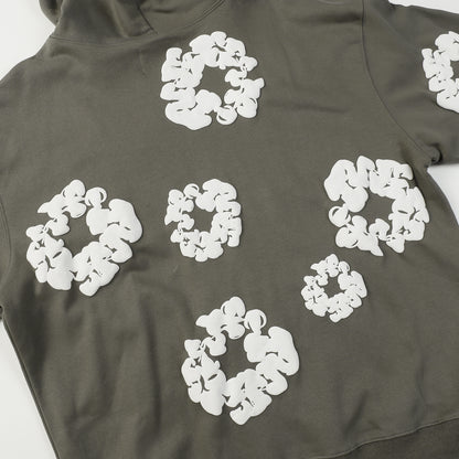 DENIM TEARS COTTON WREATH HOODIE OLIVE - Prime Reps