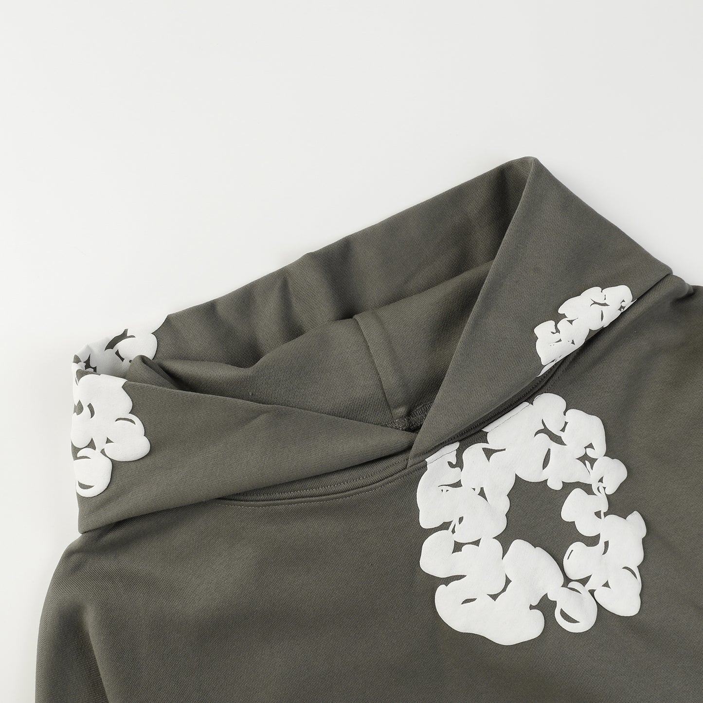 DENIM TEARS COTTON WREATH HOODIE OLIVE - Prime Reps