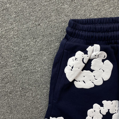 DENIM TEARS COTTON WREATH SHORTS NAVY - Prime Reps